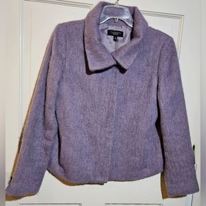 Talbots Purple Size 6 Wool, Alpaca, Mohair Jacket
